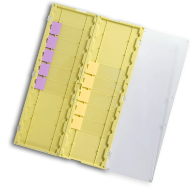 Plastic Slide Folder (20 Slide) - Yellow