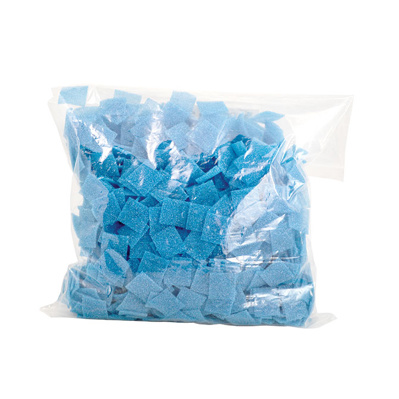 Small Foam Biopsy Pads Blue (Bag/1000)