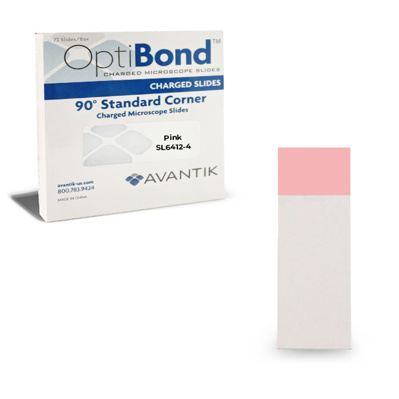 OptiBond Charged Slides Pink (Pk/72)