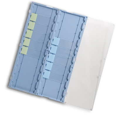 Plastic Slide Folder (20 Slides) - Blue