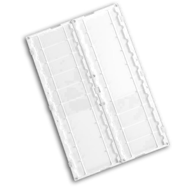 Plastic Slide Folders (20 Slides) White