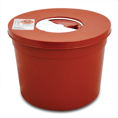 Sharps Container Red - 5 Quart
