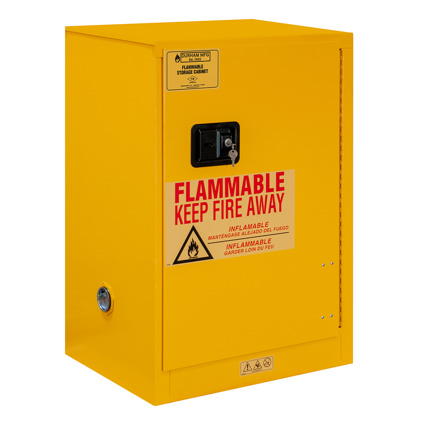 12 Gal. Flammable Storage Cab. - Yellow