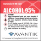 Reagent Label - 95% Alcohol - Each