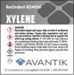 Reagent Label - Xylene - Each